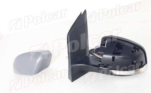 POLCAR 3205514E FORD FOCUS II (DA) 01.08 - 12.10 :ЗЕРКАЛО внешнее левое (ЭЛ. с подогр., под покраску, с ук. поворота, с