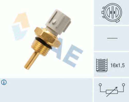 FAE 32590 Датчик, температура охлаждающей жидкости