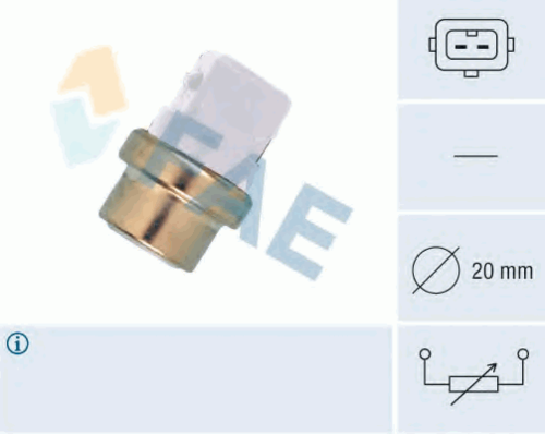 FAE 32600 Датчик температуры охл. жидк.! Renault Laguna 1.8i/2.0i/Megane 1.9/2.0i/1.9D/TD/Dti 95>