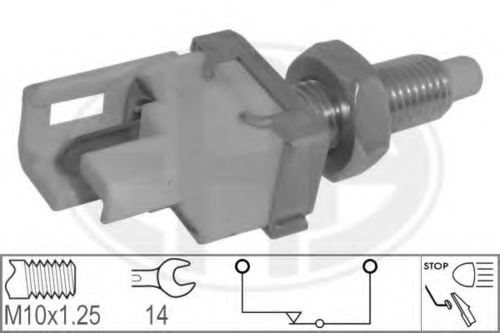 ERA 330039 Датчик стоп-сигнала! Mazda 323 all 85>/ 626 all 82>, Mitsubishi Colt all 88-00