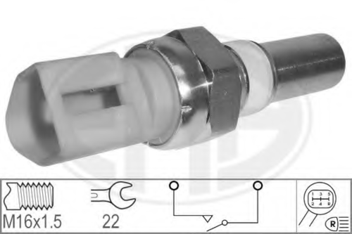 ERA 330263 Датчик заднего хода! Ford Escort <99/Focus 96-04, Volvo C30/S40 05>;Выключатель, фара заднего хода