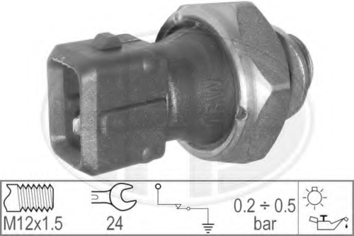 ERABENELUX 330356 Датчик давления масла! BMW E30/E28/E32/E34/E36/E39/E46 1.6i-4.4i/1.7D/2.5TD/TDs 83>