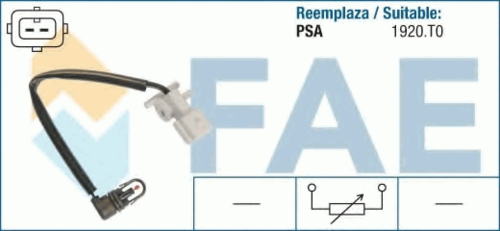 FAE 33185 Датчик, температура впускаемого воздуха