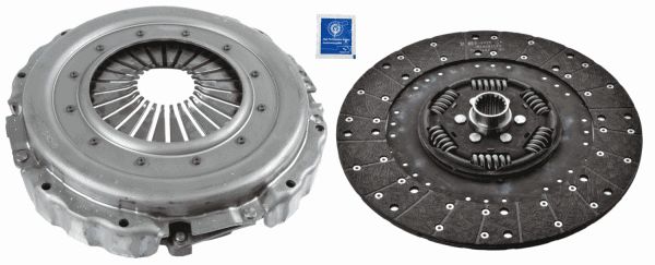 SACHS 3400121201 Комплект сцепления! d395 корзина + диск (без выжимного подшипника) MB Atego I 823-1823