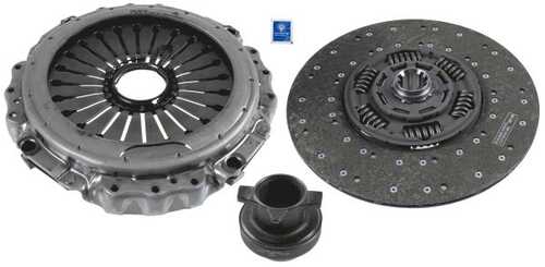 SACHS 3400127401 Комплект сцепления! d430 (корз.3482 000 361+выжимной подш.+диск) MAN TGA 00-> КПП ZF 16