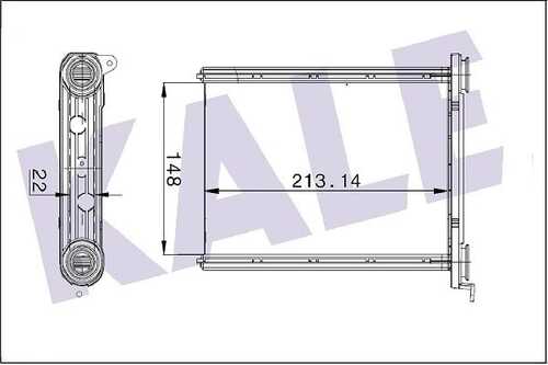 KALEOTORADYATOR 347125 Радиатор печки! Renault Megane III all 08>