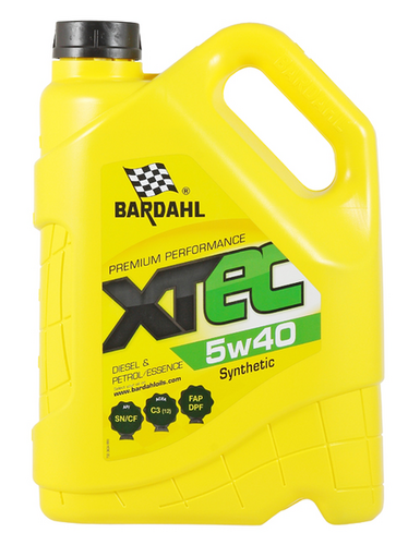 BARDAHL 36343 5W40 XTEC SN/CF 5L (синт. моторное масло);Масло моторное синтетика 5W-40 5 л