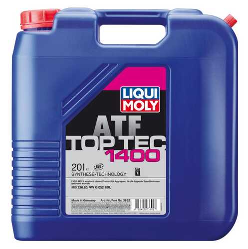 LIQUIMOLY 3692 LM Top Tec ATF 1400 x жидкость трансмиссионная CVTF (20L)