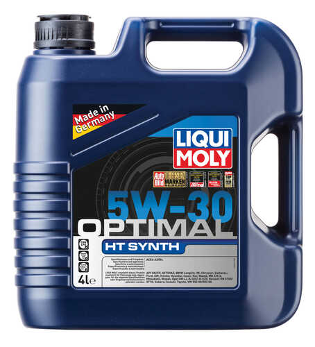 LIQUIMOLY 39001 LiquiMoly 5W30 Optimal HT Synth (4L) масло мотор.! син. acea A3/B4, API SN/CF, MB 229.3, VW 502 00;Масло моторное Liqui Moly Optimal HT Synth 5W-30 fully synthetic 4 л.