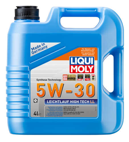 LIQUIMOLY 39006 LiquiMoly 5W30 Leichtlauf High Tech LL (4L) масло мотор.! HC-син. API SL/CF, A3/B4, BMW Longlife-01