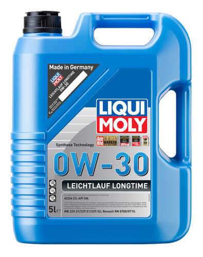 LIQUIMOLY 39040 LiquiMoly синт. мот. масло Leichtlauf Longtime 0W-30 SN C3 (5л)