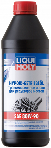 LIQUIMOLY 3924 LiquiMoly 80W90 Hypoid-Getriebeoil (1L) масло трансмис.! мин. api GL5:ZF TE-ML,MIL-L 2105 C/D,MB235.0