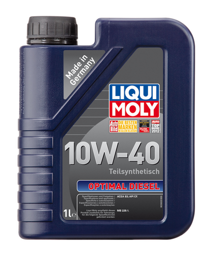 LIQUIMOLY 3933 LiquiMoly 10W40 Optimal Diesel (1L) масло мотор.! полусинт. API CF, ACEA B3-04, MB 229.1