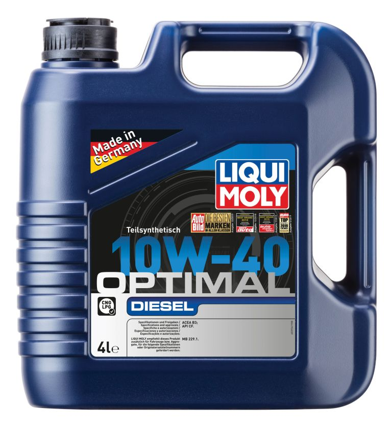 LIQUIMOLY 3934 LiquiMoly 10W40 Optimal Diesel (4L) масло моторное полусинт. API CF, ACEA B3-04: MB 229.1