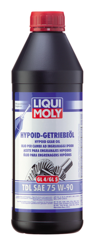 LIQUIMOLY 3945 LiquiMoly 75W90 Hypoid-Getriebeoil TDL (1L) масло трансмис.! полусинт. api GL4/GL5/MT1:MIL-L-2105 D