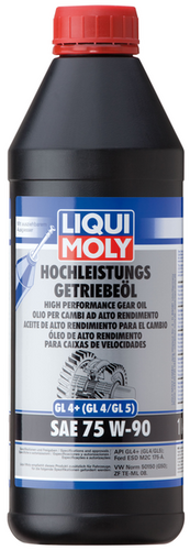 LIQUIMOLY 3979 LiquiMoly 75W90 Hochleistungs-Getriebeoil (1L) масло трансмис.! синт. api GL-4/GL-5:Ford ESD M2C175-A