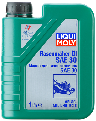 LIQUIMOLY 3991 LiquiMoly Rasenmaher-Oil SAE 30 (1L) мин. масло моторн.! д/4-такт. газонок. API SG OEM MIL-L-46152E