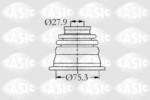 SASIC 4003470 Комплект пылника, приводной вал