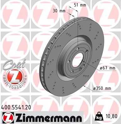 ZIMMERMANN 400.5541.20 Brake Disc