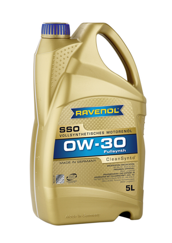 RAVENOL 4014835718357 Моторное масло SSO SAE 0W-30 (5л) new