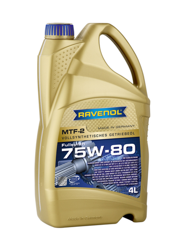 RAVENOL 4014835719798 Трансмиссионное масло MTF -2 SAE 75W-80 (4л) new