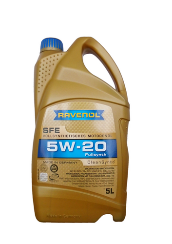 RAVENOL 4014835722552 Моторное масло Super Fuel Economy SFE SAE 5W-20 (5л) new