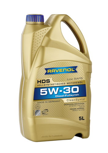 RAVENOL 4014835723252 Моторное масло HDS Hydrocrack Diesel Specif SAE 5W-30 (5л) new