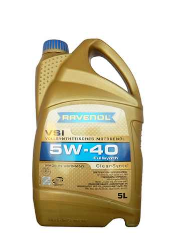 RAVENOL 4014835723559 Моторное масло VSI SAE 5W-40 (5л) new
