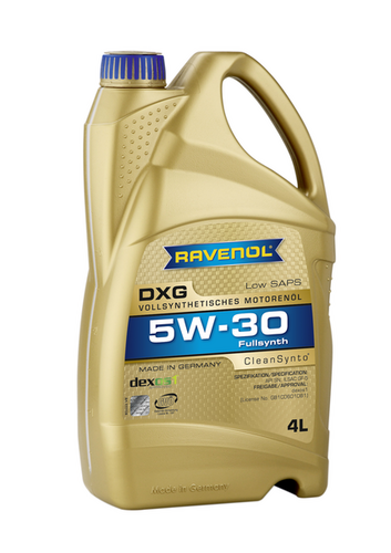 RAVENOL 4014835732391 Моторное масло DXG SAE 5W-30 (4л) new