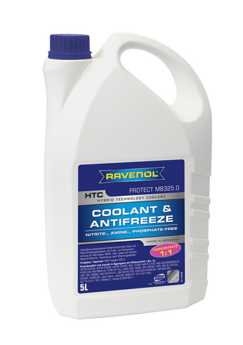 RAVENOL 4014835755659 Антифриз концентрат синий HTC Hybrid Techn.Coolant Concent-exclusiv (5л)