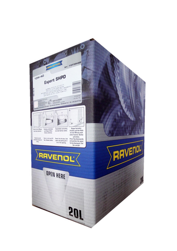 RAVENOL 4014835776227 Моторное масло Expert SHPD SAE10W-40 (Полусинтетическое, 20л)