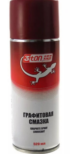 3TON 40318 Графитовая смазка GRAPHITE SPRAY LUBRICANT 520мл тс-531