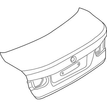 BMW 41007288757 Багажная дверь 3' F30, LCI, F35, F80 M3