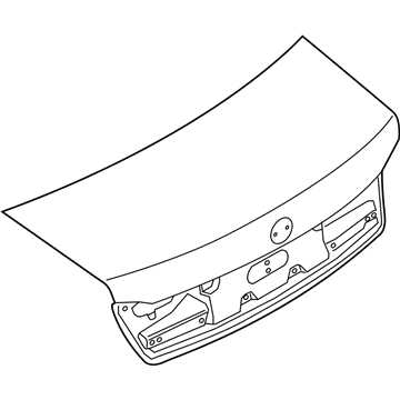 BMW 41009481034 Крышка багажника, алюминий