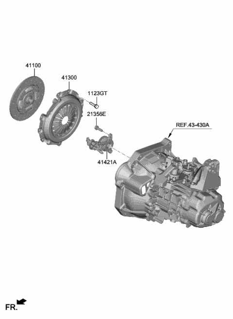 HYUNDAIKIA 4130026090 Корзина сцепления