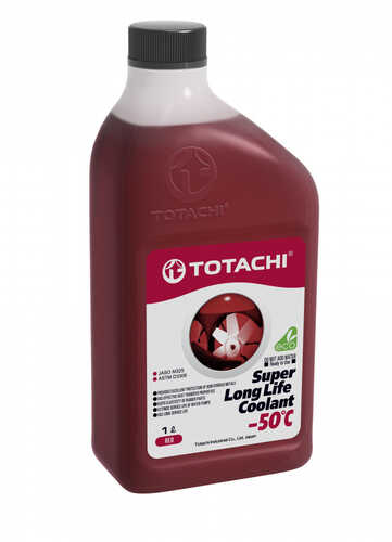 TOTACHI 41901 Super Long Life Coolant Red -50C (1L) антифриз! готовый красный;Охлаждающая жидкость SUPER LLC Red -50C 1л