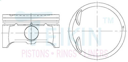 TEIKIN 42216STD Поршень 1шт