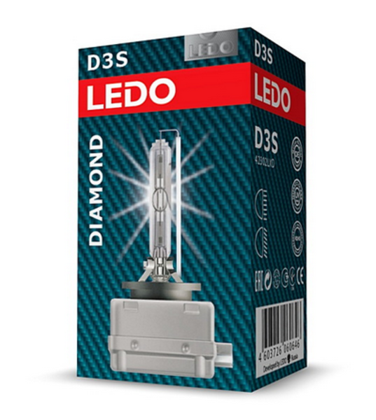 LEDO 42302LXD Лампа D3S 5000К LEDO Diamond