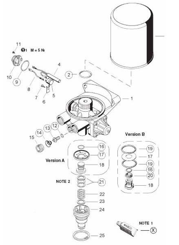 WABCO 432 410 002 2 Ремонтный комплект, осущитель во