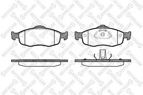 STELLOX 443000SX 443 000-SX 432 00=FDB884 колодки дисковые п. Ford Mondeo 1.6-2.5/1.8TD 93-00/Scorpio 2.0 92-98