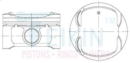 TEIKIN 44350-STD Поршень 1шт