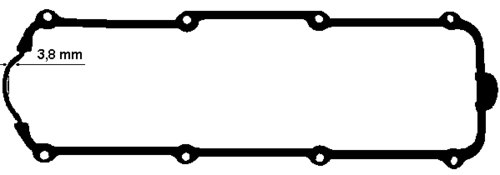 ELRING 447050 Прокладка клапанной крышки! Audi, Skoda, VW 1.6/1.8/2.0 94>