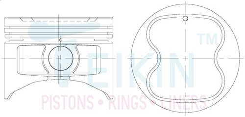TEIKIN 46271STD Поршень 1шт