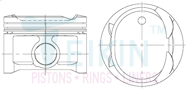 TEIKIN 46353 STD Поршень 1шт