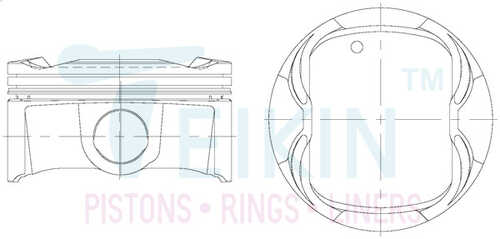 TEIKIN 46363025 Поршни на 6 цилиндров