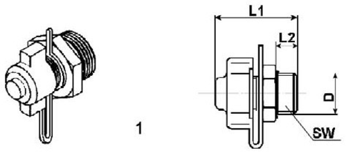 WABCO 463 703 120 0 Испытательное подключение