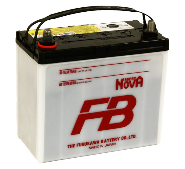 FURUKAWA 46B24L Аккумулятор FB Super Nova 12V 41Ah 350A 236x126x227 обратная JIS тонкие