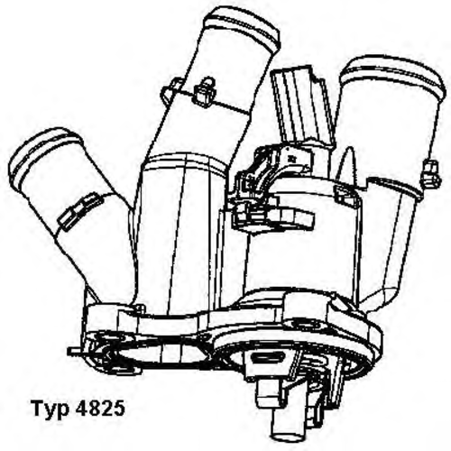 WAHLER 4825.98D Термостат, охлаждающая жидкость