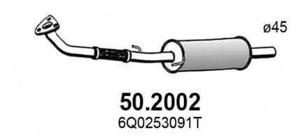 ASSO 50.2002 Предглушитель выхлопных газов