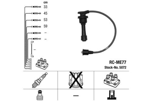 NGK 5072 Провода высоковольтные